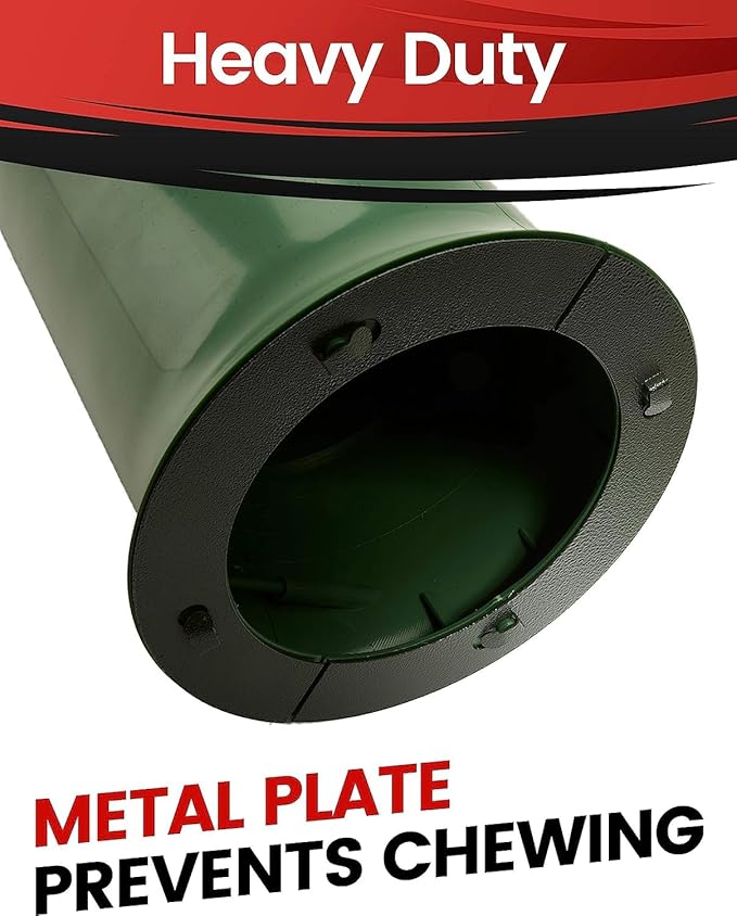 iPrimio 18" Squirrel Baffle - Easy Install Pole Wrap Around Baffle: Protect Hanging Bird Feeders, Squirrel Baffles for Feeders, No Tool Install, Durable Weather Resistant, for Bird Feeder Poles-VerdiqueGarden