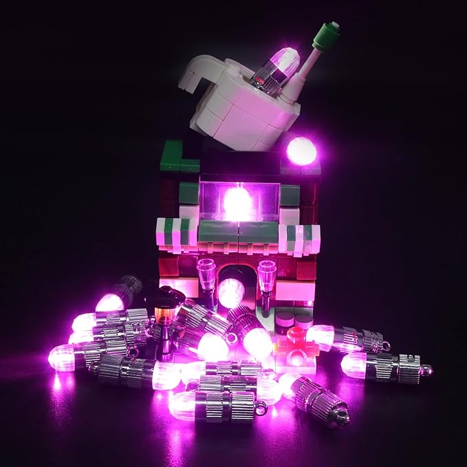 SumDirect Pack of 12/30/50/100 Colorful LED Mini Non-Blinking Lights for Paper Lanterns Balloons Floral Wedding Halloween Christmas Party Decoration Centerpieces (12, Pink)-VerdiqueGarden