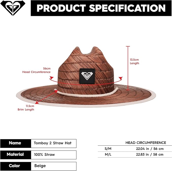 Roxy Women's Tomboy Straw Hat-VerdiqueGarden