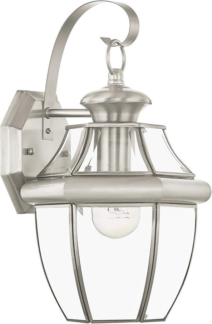 Livex Lighting 2151-03 Outdoor Lighting, 13" x 8.5" x 8.5", White-VerdiqueGarden