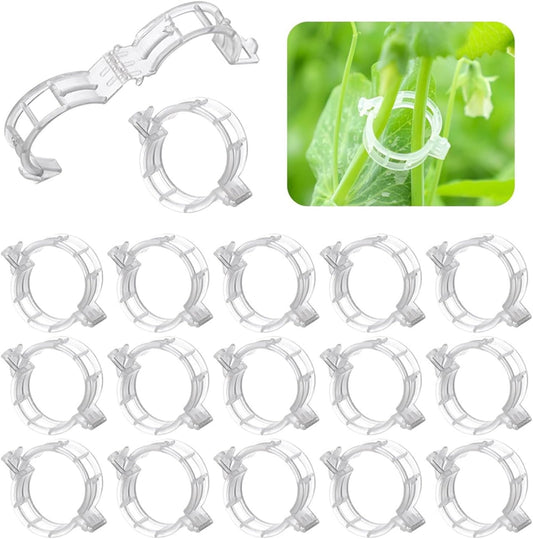 220Pcs Tomato Clips, Plant Support Garden clips, Trellis Clips Plant Support Clip, Vegetable Cages and Supports, Garden Trellis for Climbing Vine Plants, Supports Clip for Tomato Grape Melon-VerdiqueGarden