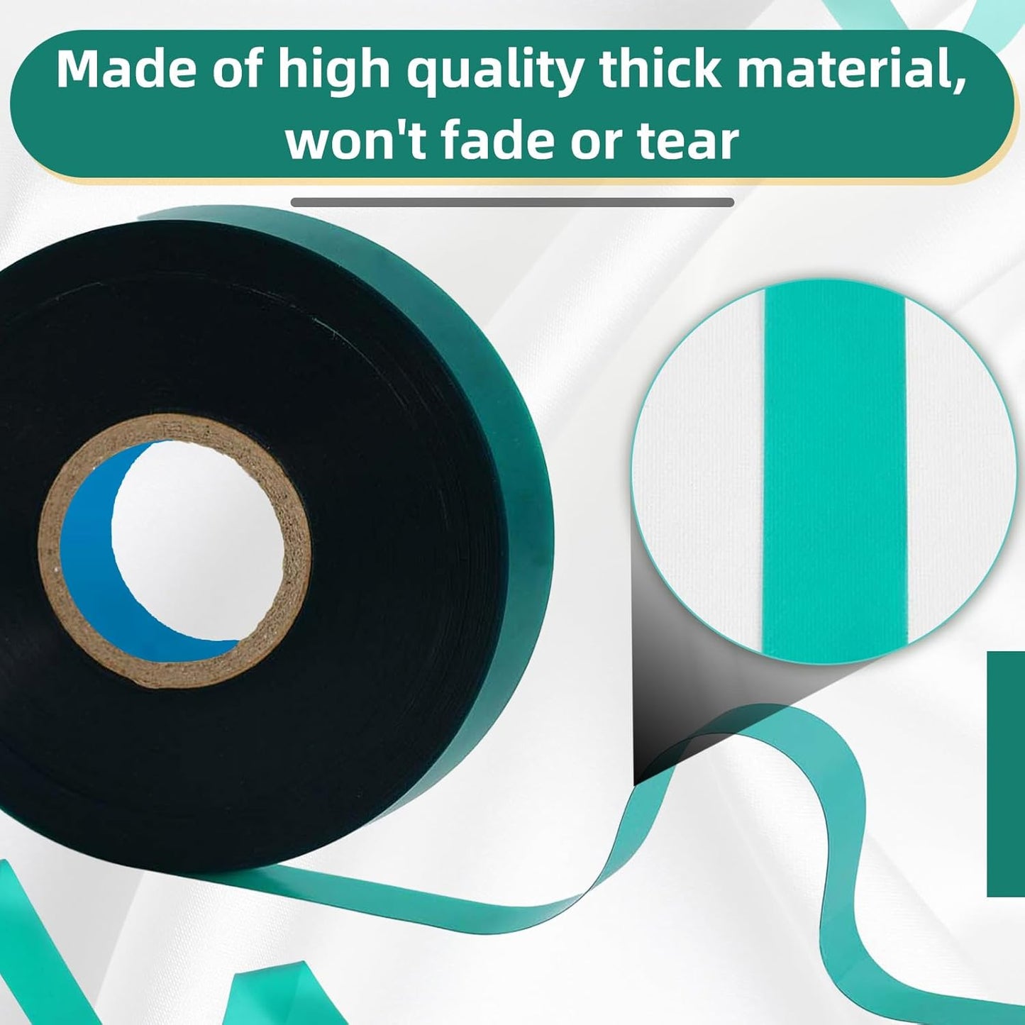 Plant Tape 10 Pack, Garden Tape and Plant Ties for Outdoor Plants, 200FT Length, 1/2 Inch Width, 150um Thickness, for Tomato Grape Vine Grafting, Vegetables Garden Use-VerdiqueGarden