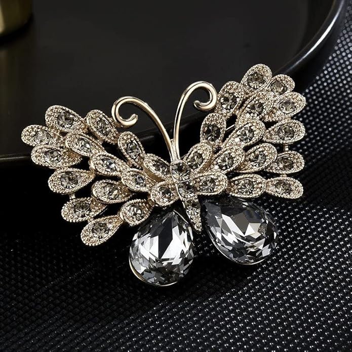Animal Brooch for Women Girls Rhinestone Animal Brooch Lapel Pin Jewelry Gift for Mom Wife