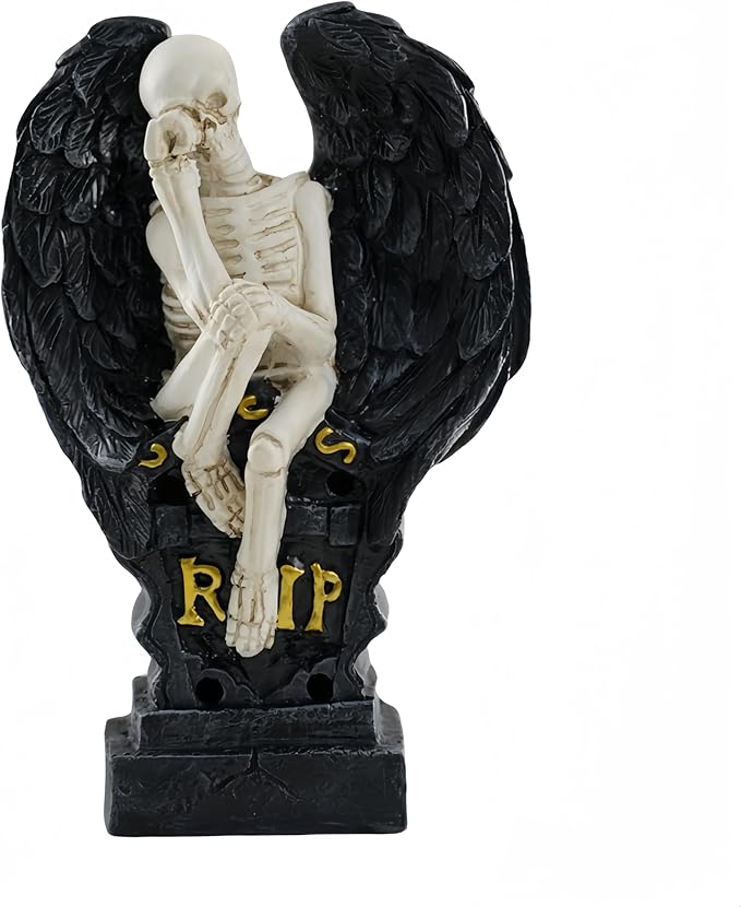 Halloween Decoration Solar Garden Statue Skeleton Spooky Hands Mummy Pumpkin Outdoor Figurines Lighted Lawn Yard Patio Porch Ornament Gift-VerdiqueGarden