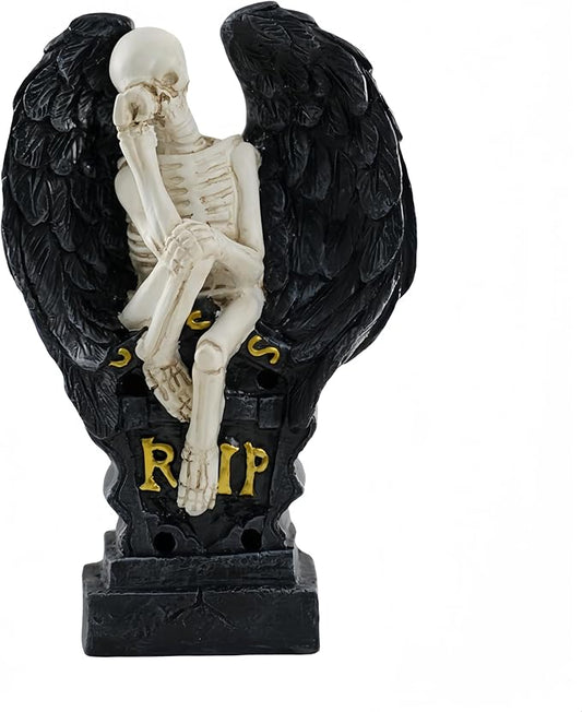 Halloween Decoration Solar Garden Statue Skeleton Spooky Hands Mummy Pumpkin Outdoor Figurines Lighted Lawn Yard Patio Porch Ornament Gift-VerdiqueGarden