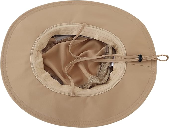 Connectyle Women's UPF 50+ Sun Hat UV Protection Wide Brim Bucket Hat Summer Beach Hats Fishing Hiking Outdoor Safari Hats-VerdiqueGarden