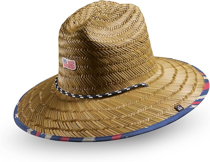 Straw Hat for Men & Women | Lifeguard Hat, Beach Hat & Sun Hat | UPF 50+ Wide Brim for Sun Protection | One Size | Hemlock-VerdiqueGarden