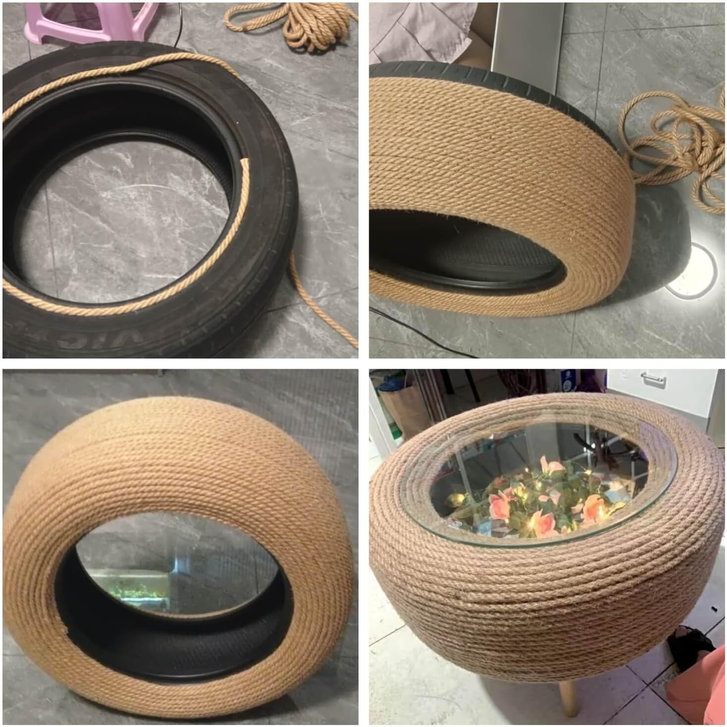 Jute Rope 10mm, 164 Feet 4.5lb Thick Garden Jute Twine String for DIY Cat Scratcher, Gardening, Bundling and Wall Hanging Craft Decorative (Brown)-VerdiqueGarden