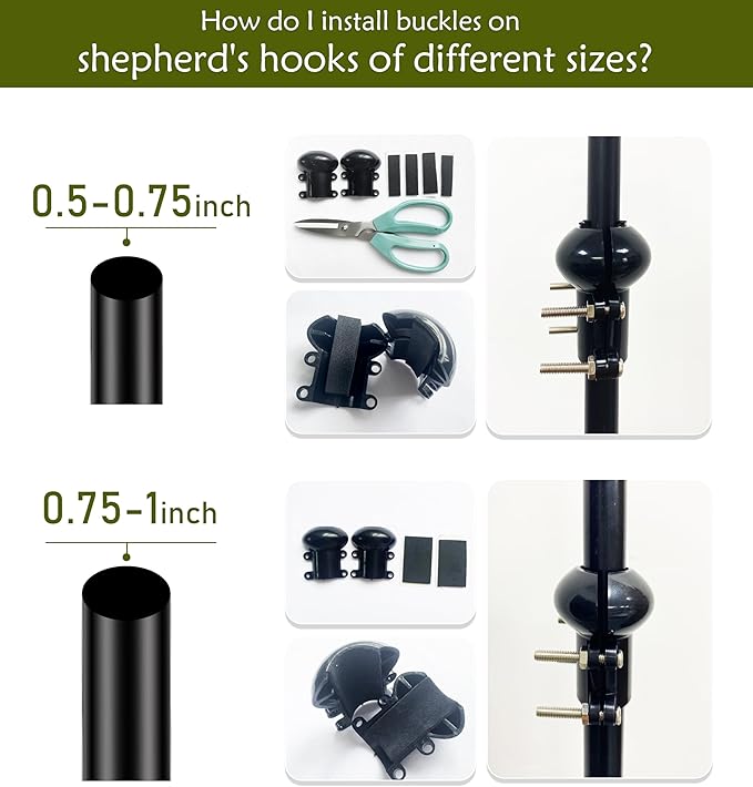 19-inch Squirrel Baffle, Squirrel-Proof for Bird Feeder Pole, Birdhouse Baffle for Shepherd's Hook in The Outdoors,(Black 2 Pack)-VerdiqueGarden