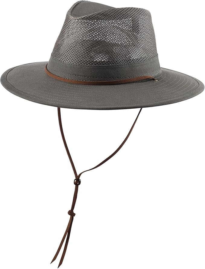 Home Prefer Cotton Summer Fedora Hat Wide Brim Sun Hats for Men Women UPF 50+ Sun Protection Cap for Fishing Hiking-VerdiqueGarden