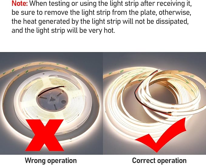 15M/49.2ft 24V COB LED Strip Light Waterproof IP65 Natural White 4000K Uniform Glow 5760LEDs CRI 93+ Flexible LED Tape Lights for DIY Cabinet Bedroom Kitchen Home Decor(No Power Supply)-VerdiqueGarden