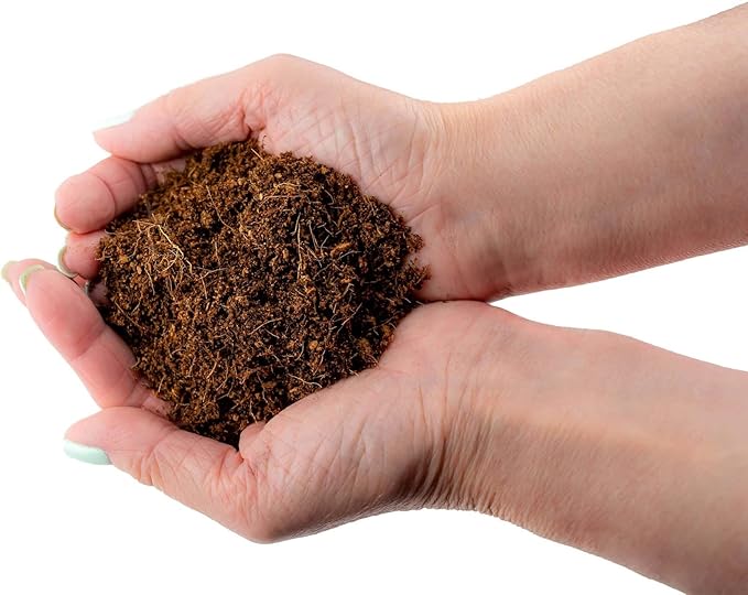 Premium Organic Coconut Coir Mix for Home Gardening - All Natural Soil Amendment - PH Balanced and Double Washed Coco Coir by Gardenera (3 Quart Bag)-VerdiqueGarden