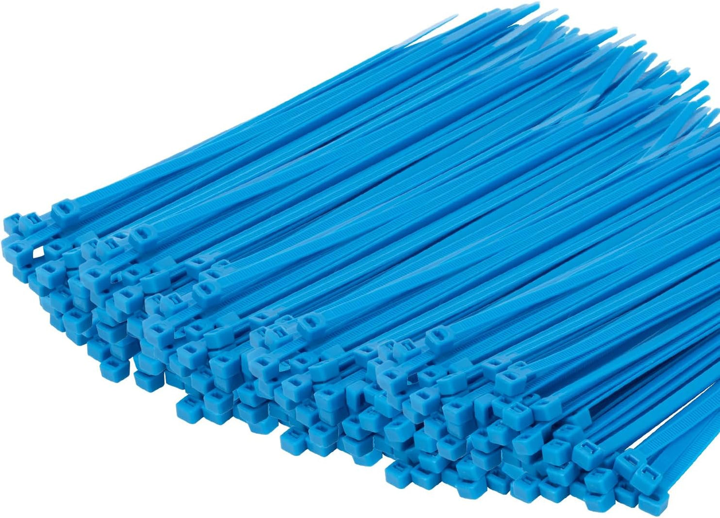 14 Inch Zip Ties Blue 1000 PCS, 40 Lbs- Heavy Duty Tensile Strength, Nylon PA66 UV Resistant Cable Ties for Indoor and Outdoor Use - Ideal for object bundling and fastening-VerdiqueGarden