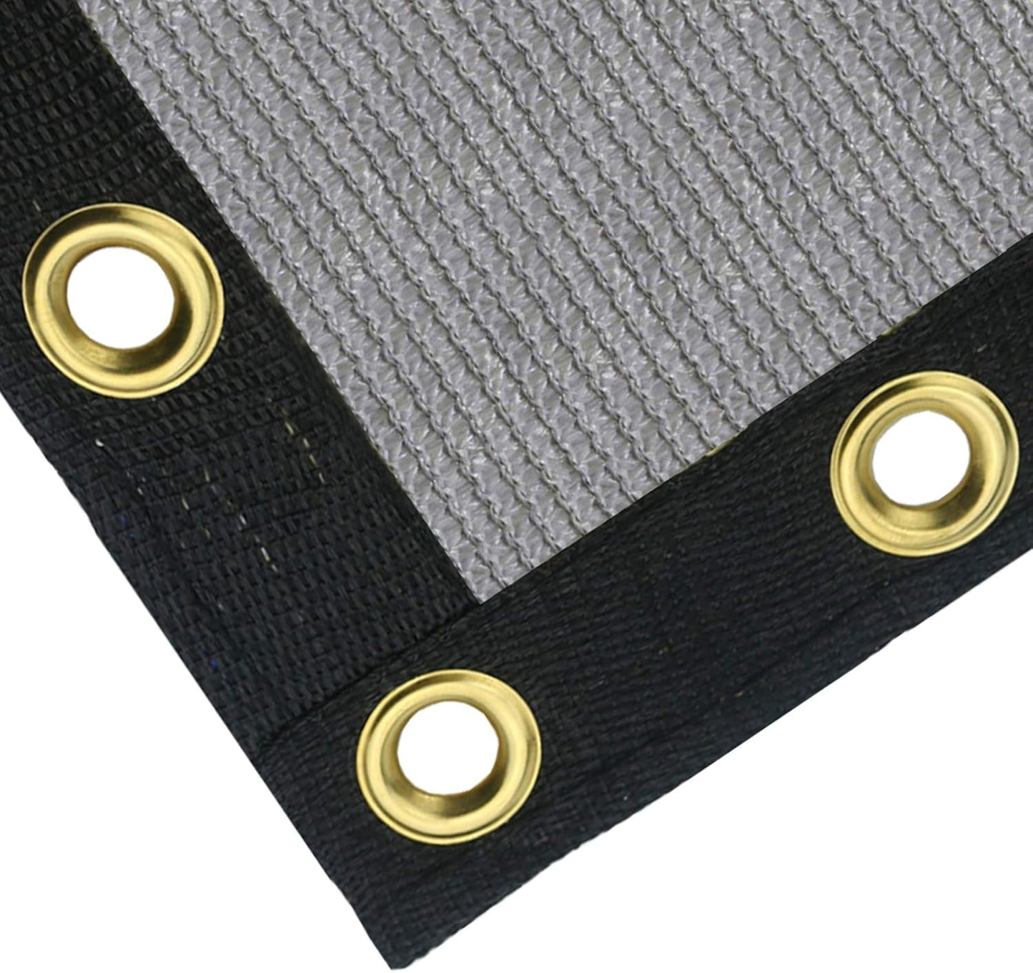 Sunnyglade 6 feet x 50 feet Privacy Screen Fence Heavy Duty Fencing Mesh Shade Net Cover for Wall Garden Yard Backyard (6 ft X 50 ft, Grey)-VerdiqueGarden