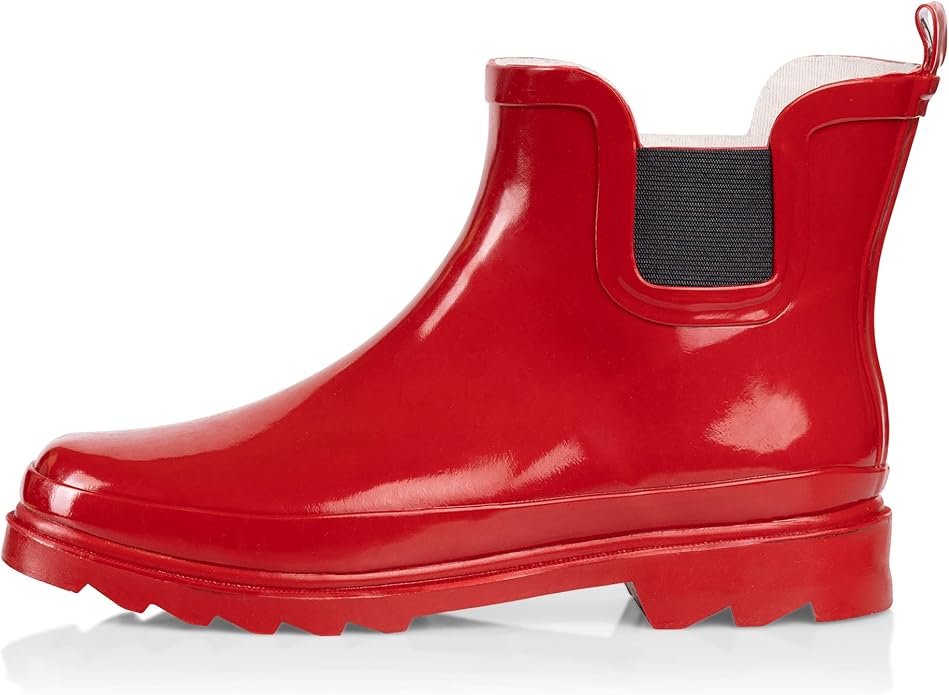 NORTY - Womens Ankle Rain Boots - Ladies Waterproof Winter Spring Garden Boot runs ½ size large-VerdiqueGarden