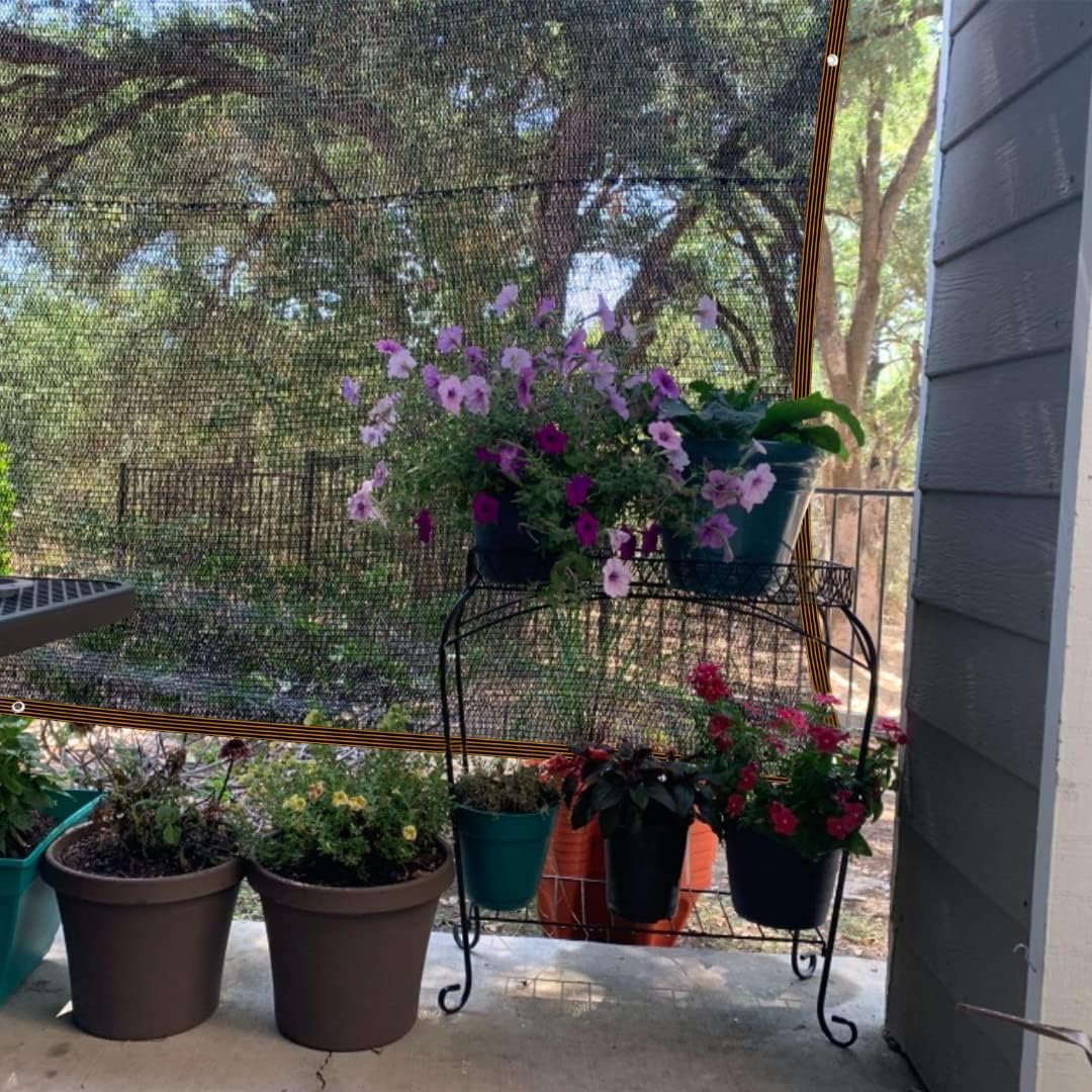 Shade Cloth - for Plants Greenhouse, 70% Sunblock Shade Sails -for Outdoor Garden Pergola Patio Lawn Sun Shade Cloths for Kennel Chicken Coop Easier to Hang Plant Shade Net Cover-VerdiqueGarden