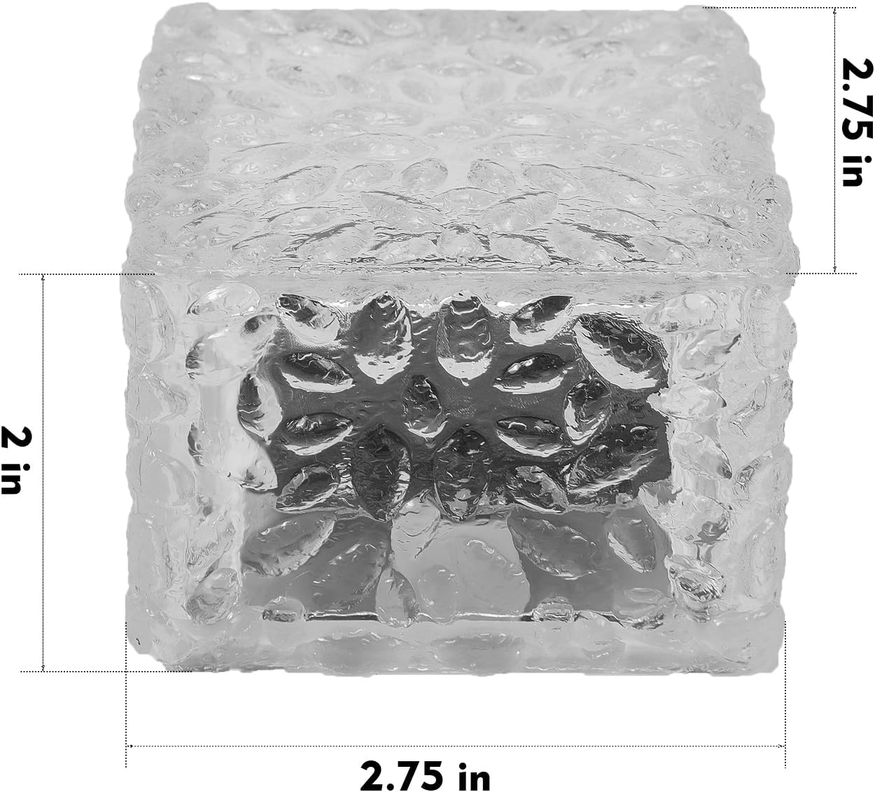 Solar Brick Lights-Outdoor Solar Lights for Yard-Solar Brick Landscape Path Light 6 Pack LED Light Brick Garden Decor for Pathway Patio Walkway Backyard Decoration-VerdiqueGarden