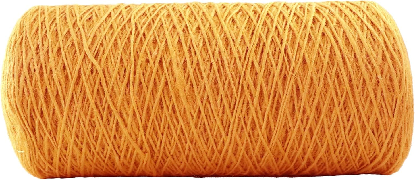 1mm x 2000 Feet Orange Jute Rope, Twine for Gardening Tomato Climbing Plant Tie Floristry Crafts Gift Wrapping Packing Decor-VerdiqueGarden