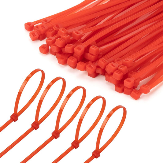 8 Inch Red Zip Tie 1000 PCS, 40 Lbs - Small to Medium Zip Tie, Nylon PA66 UV Resistant Cable Tie Heavy Duty for Indoor and Outdoor Use - Ideal for bundling and securing objects-VerdiqueGarden