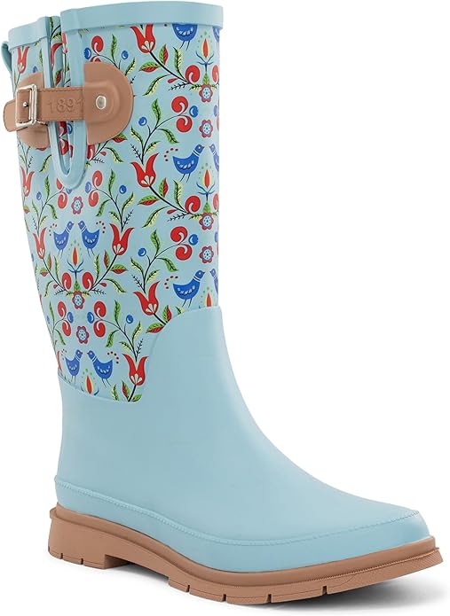 Western Chief Women's Tall Waterproof Rain Boot Outdoor Garden Shoes-VerdiqueGarden