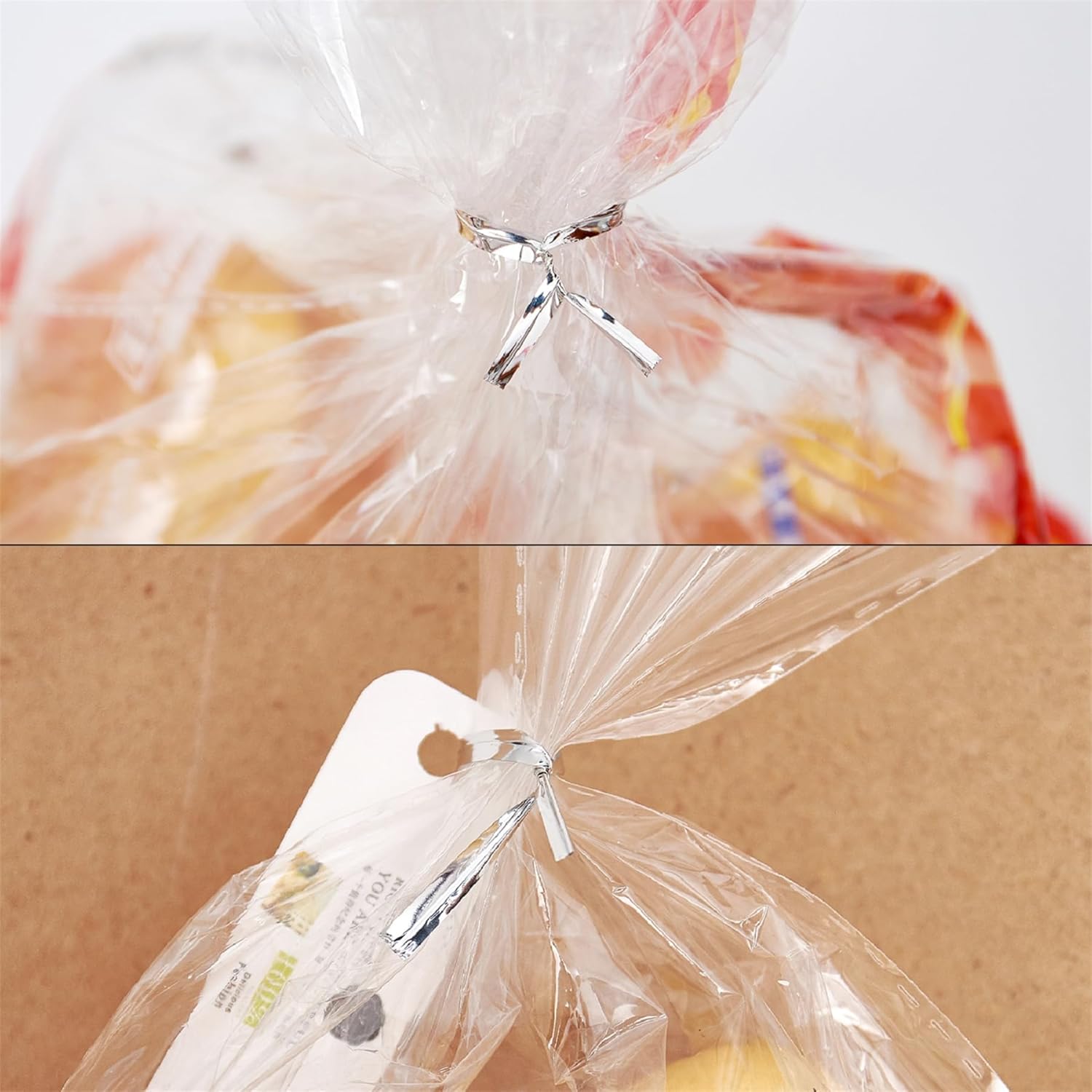 800 PCS 5" Silver Metallic Twist Ties for Bakery Ties, Candy Bags, Coffee Bags,Goodie Bags Ties-VerdiqueGarden