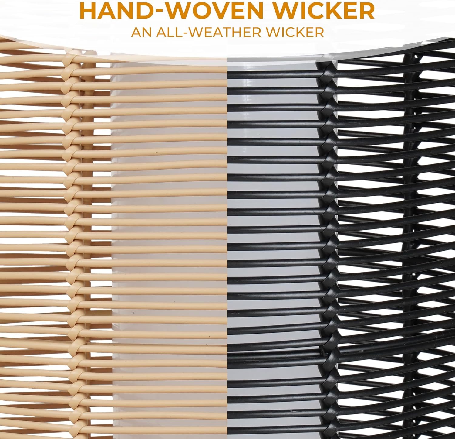 Solar Yard 2-Pack Outdoor Solar Lantern Lamp, Water-Resistant Boho Lights for Outside Hanging Lantern Table Lights Decoration for Garden, Patio, Porch, Trees, Pathway, Black and Natural-VerdiqueGarden