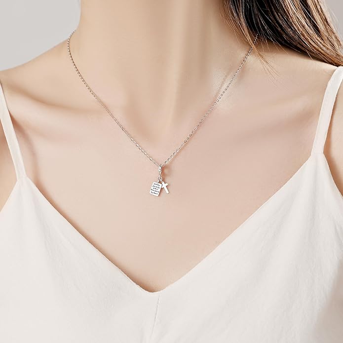 925 Sterling Silver Charms Fit Pandora Charms Bracelet God Has You In His Arms I Have You In My Heart Fit Wife Daughter Mother's Day Christmas Birthday Gift