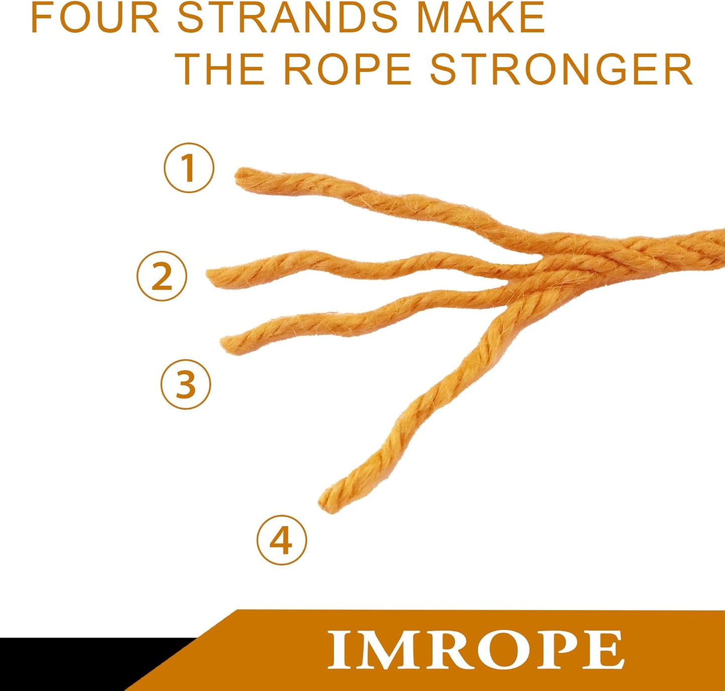 6mm x 100 Feet Orange Jute Rope, Twine for Gardening Tomato Climbing Plant Tie Floristry Crafts Gift Wrapping Packing Decor-VerdiqueGarden