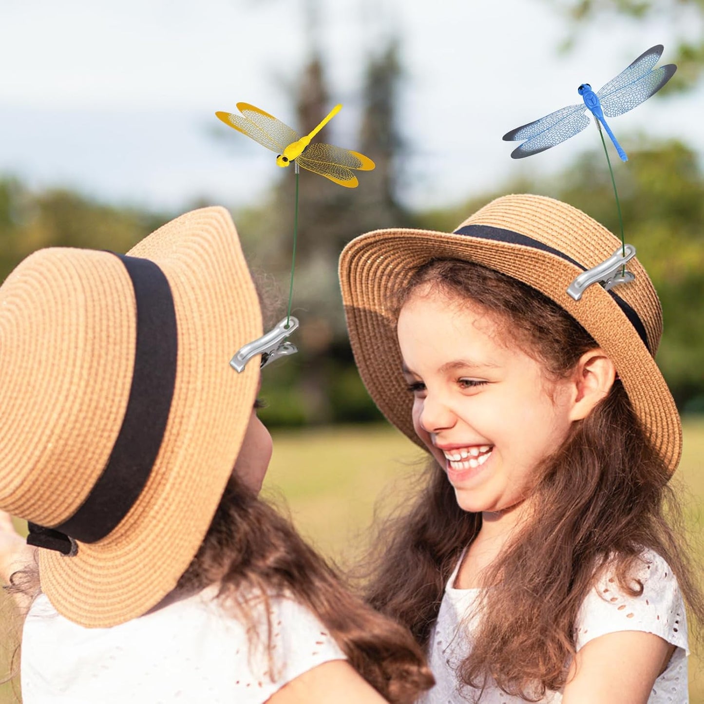 NiHome 15PCS Decorative Dragonflies with 10 Clips Decor for Garden, 9.8" Long Multicolor Waterproof Outdoor & Indoor Use, Versatile Clip-On Plant Decoration, Includes Pliers for Easy Attachment-VerdiqueGarden