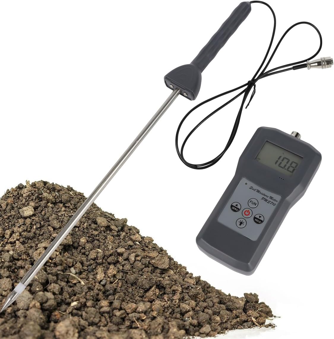 PMS710 Digital Soil Moisture Meter for Soil River Sand Analyze Moisture Measuring-VerdiqueGarden