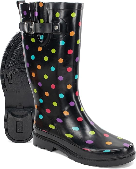 Western Chief Women's Tall Waterproof Rain Boot Outdoor Garden Shoes-VerdiqueGarden