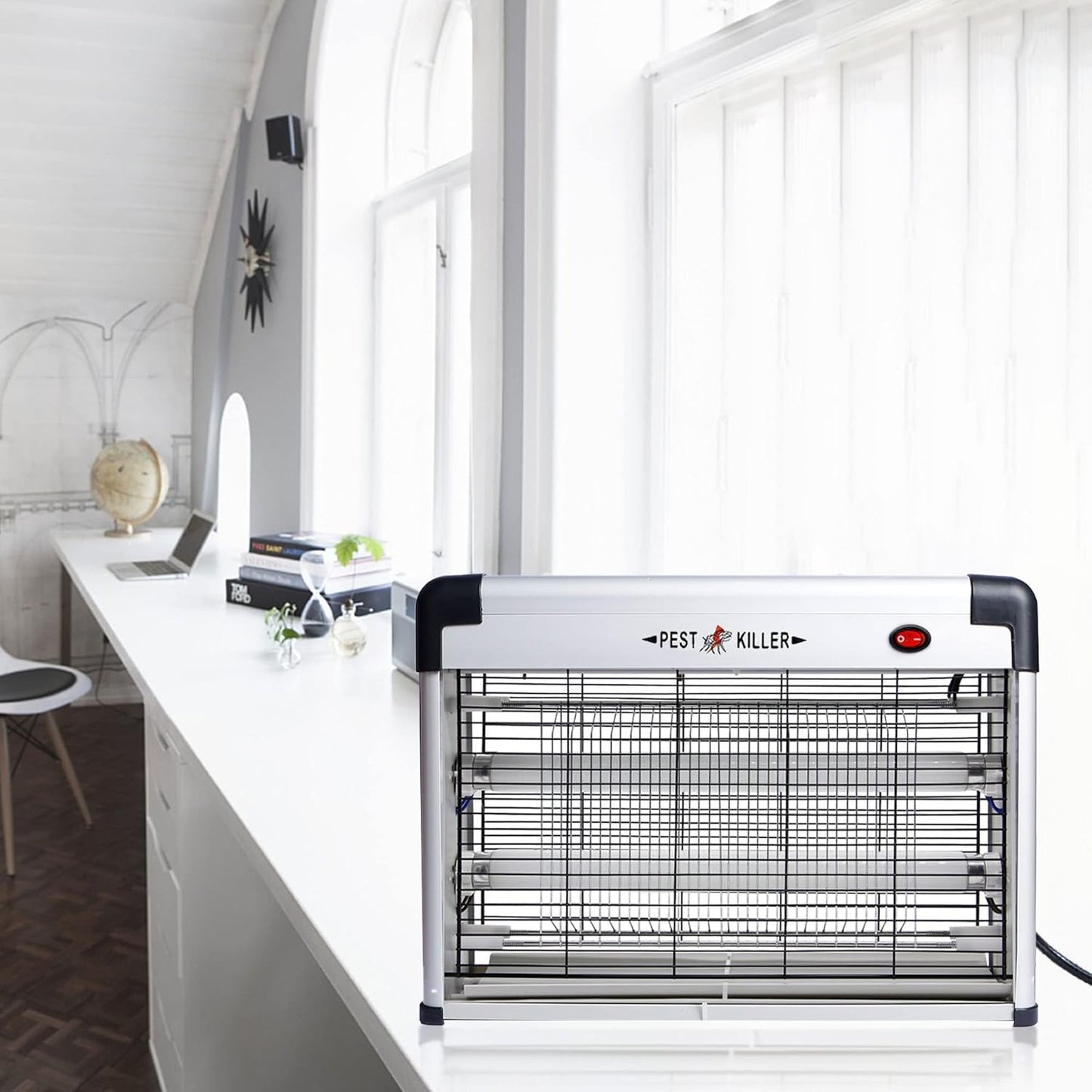 Electric Bug Zapper, Indoor Mosquito Killer with 20W Lamps 2800V Grid, Plug-in Hanging Insect Trap for Mosquito, Moth, Fly Killer Indoor Use-VerdiqueGarden