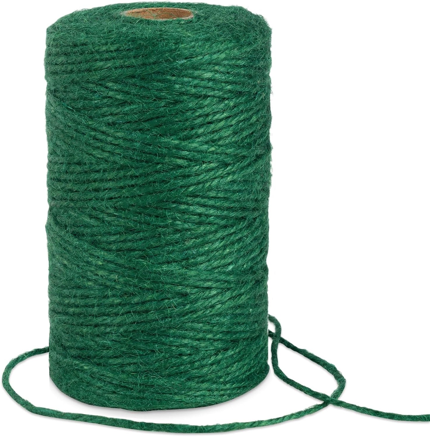 Garden Twine, 394 Feet 2mm Jute Twine,Baling Plant String,Gardening Jute for Climbing Plants,Tomatoes, Crafting Floristry 120-meter Green Hemp Rope, 2mm-VerdiqueGarden