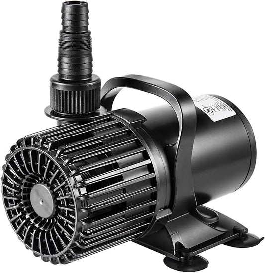 VIVOSUN 1600 GPH Submersible Water Pump, 100W Pond Pump, Ultra Quiet Aquarium Pump with 15FT. Lift Height for Pond, Waterfall, Fish Tank, Statuary, Hydroponic-VerdiqueGarden