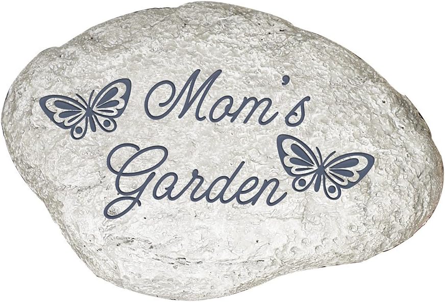 GiftsForYouNow Butterfly Personalized Garden Stone, 11.5” W x 8.25” H x 2.5" D, Resin-VerdiqueGarden