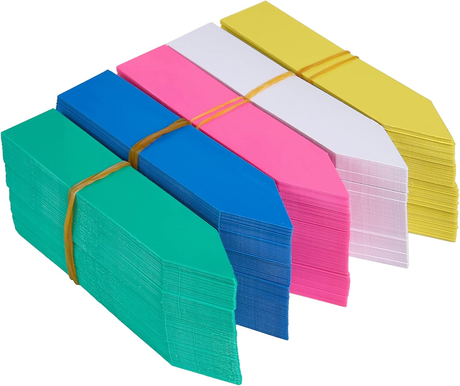 1000 Pcs Plant Tags, 4 Inch Plastic Garden Plant Pot Markers Waterproof Plant Labels, Multicolor-VerdiqueGarden