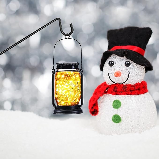 Heavy Duty Deck Bird Feeder Hanger Hook for Railing 13 Inch 2 Pack for Bird Feeders,Planters,Plants Flower Suet Baskets,Lanterns,Wind Chimes Holiday Decoration (2 Pack)-VerdiqueGarden