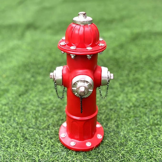 Elenon Garden Fire Hydrant Outdoor Statue Decorative for Dog to Peed on, 14.5" Fire Hydrant Puppy Pee Training Post, Gadrden Yard Lawn Backyard Ornament Decoration Firefighter Gifts for Men-VerdiqueGarden