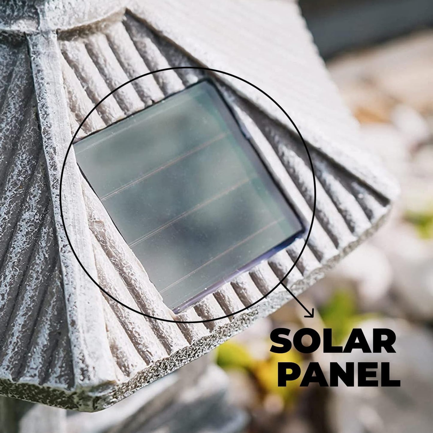 VP Home Pagoda Garden Statue, Solar Powered Statue Japanese Garden Decor, Outdoor Zen Garden Lantern, Flickering LED Garden Light (Tranquil Pagoda)-VerdiqueGarden