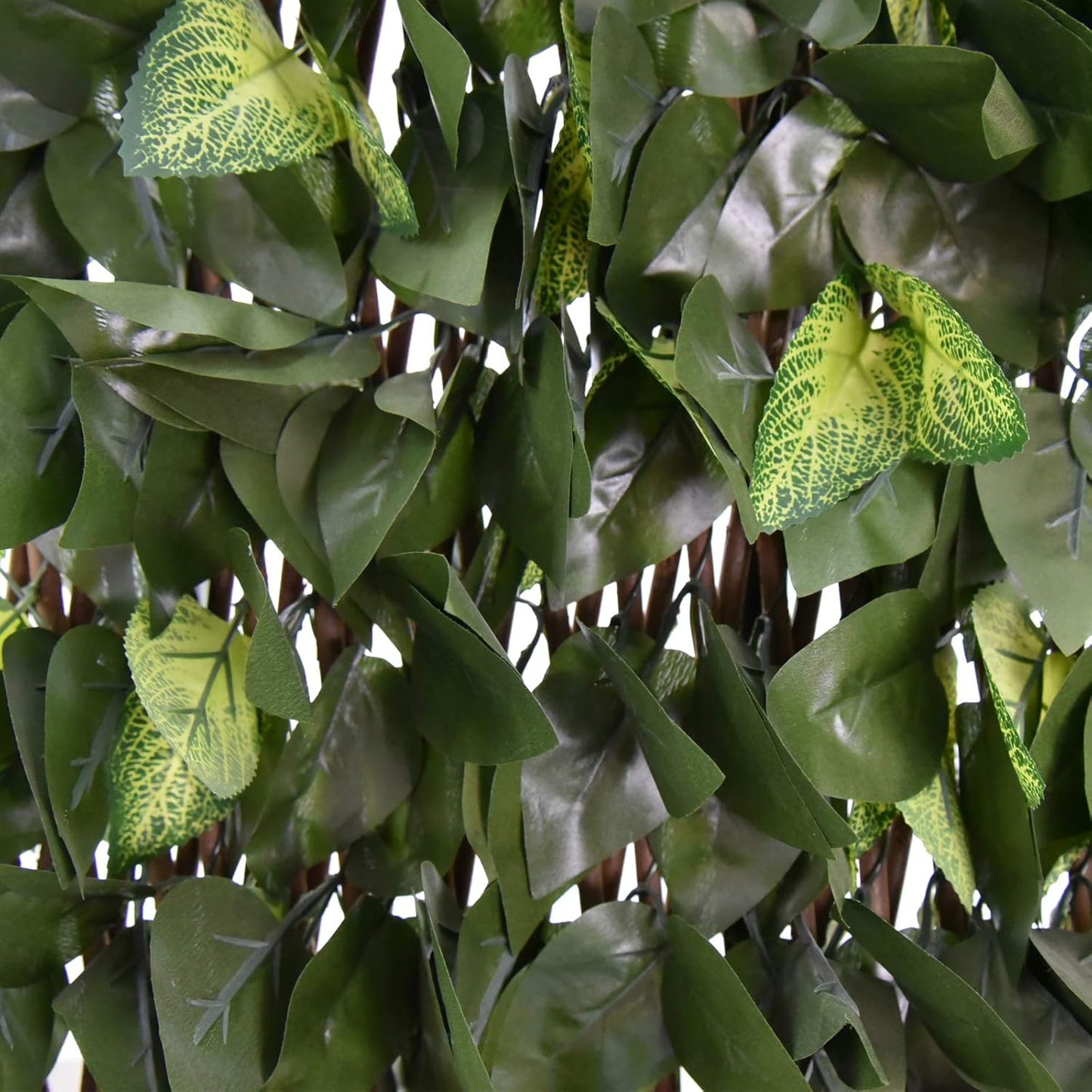Expandable Fence Privacy Screen for Balcony Patio Outdoor,Decorative Faux Ivy Fencing Panel,Artificial Hedges (Single Sided Leaves)…-VerdiqueGarden
