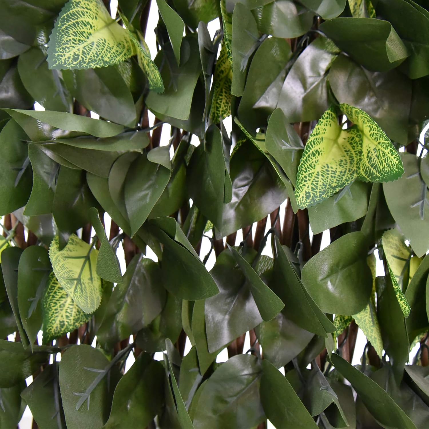 Expandable Fence Privacy Screen for Balcony Patio Outdoor,Decorative Faux Ivy Fencing Panel,Artificial Hedges (Single Sided Leaves)…-VerdiqueGarden