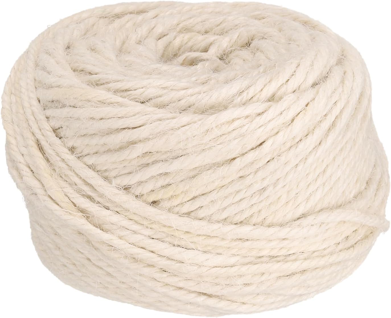 uxcell 164 Feet Natural Jute Twine String,3mm Thin Garden Twine Rope Colored Plant String Cord for DIY Art Crafts Gift Wrapping Decoration Packing Gardening Plant Hanger,White-VerdiqueGarden