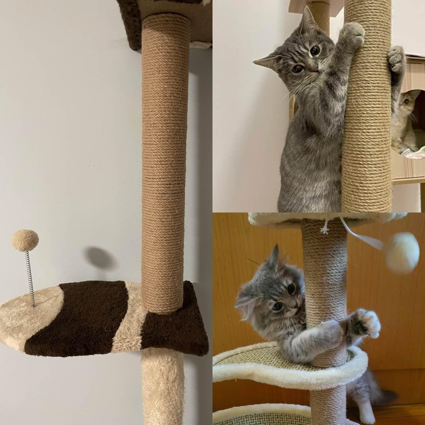 2-Pack Natural Jute Twine Rope, 6mm x 656ft Heavy Duty & Eco-Friendly - for Crafts, Gardening, Cat Scratching Post, Bundling & Hanging, 328Feet/Roll-VerdiqueGarden