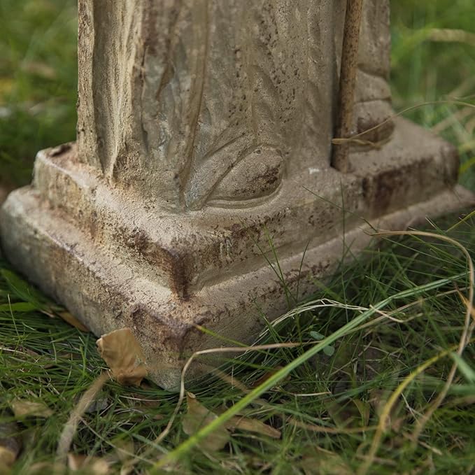 Holy Family Garden Statue Large Catholic Outdoor Sculpture H31.5” Big Sacred St Joseph Tall Virgin Mary Religious Saint Mother of God Outside Yard Lawn Patio Painted Resin-VerdiqueGarden