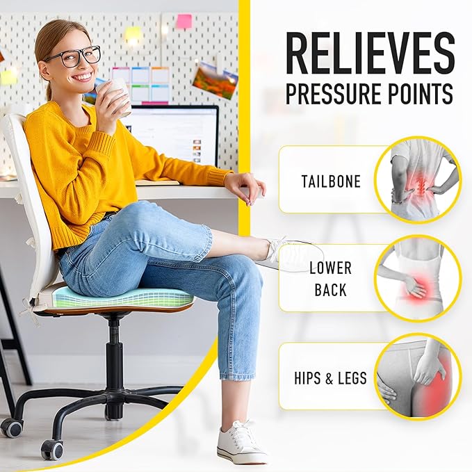 SUNROX Gel Memory Foam Chair Cushions, FadeShield Water-, Stain-Resistant Durable Reversible Seat Cushion Pads with Ties for Indoor/Outdoor Kitchen Dining Office 17"x16" Set of 6, Heather Chestnut-VerdiqueGarden