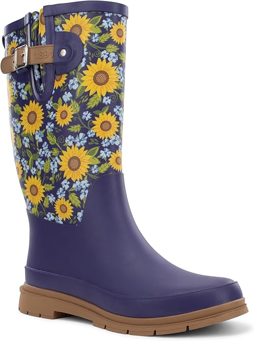 Western Chief Women's Tall Waterproof Rain Boot Outdoor Garden Shoes-VerdiqueGarden