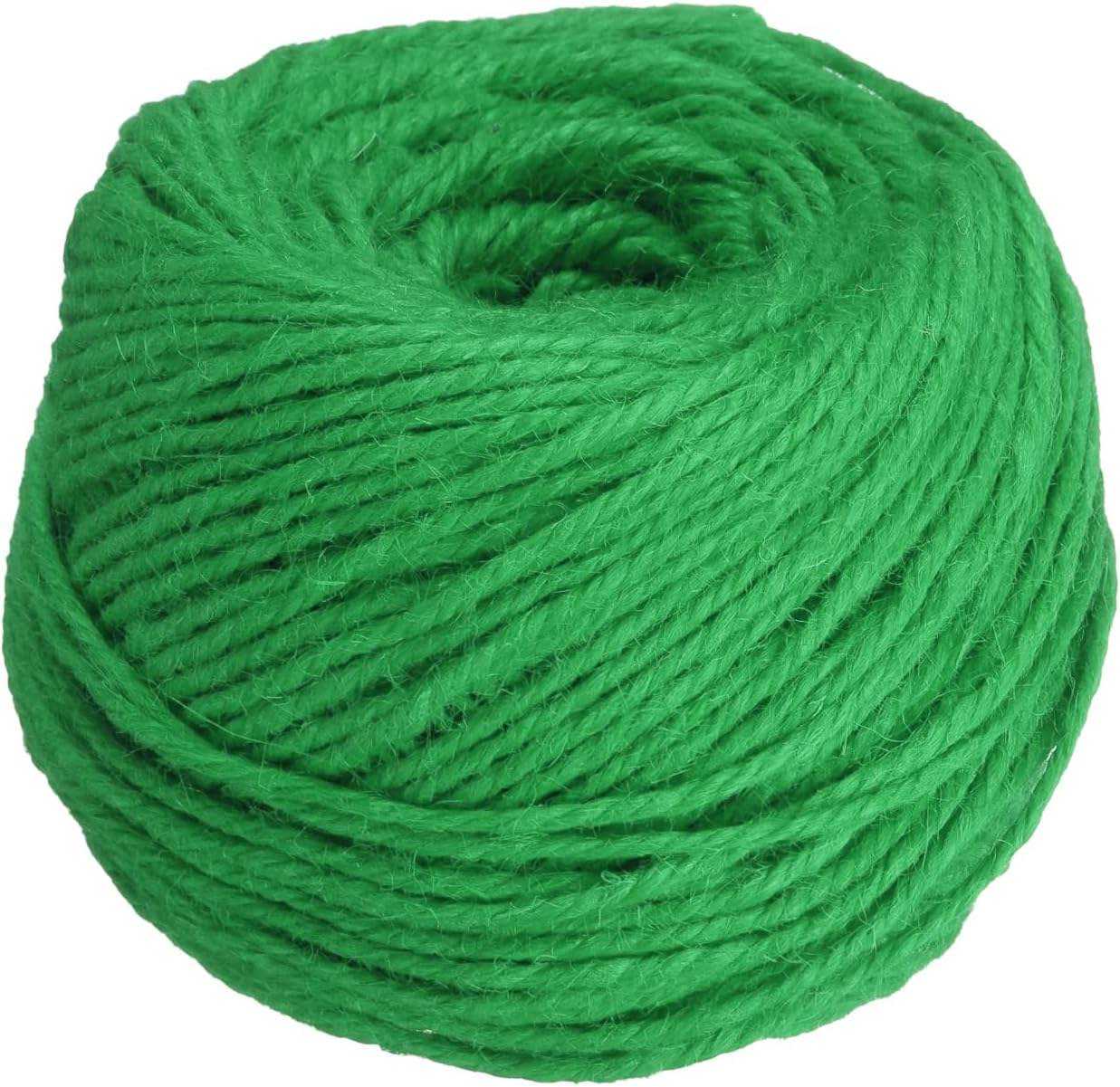 uxcell 328 Feet Natural Jute Twine String,3mm Thin Garden Twine Rope Colored Plant String Cord for DIY Art Crafts Gift Wrapping Decoration Packing Gardening Plant Hanger,Green-VerdiqueGarden