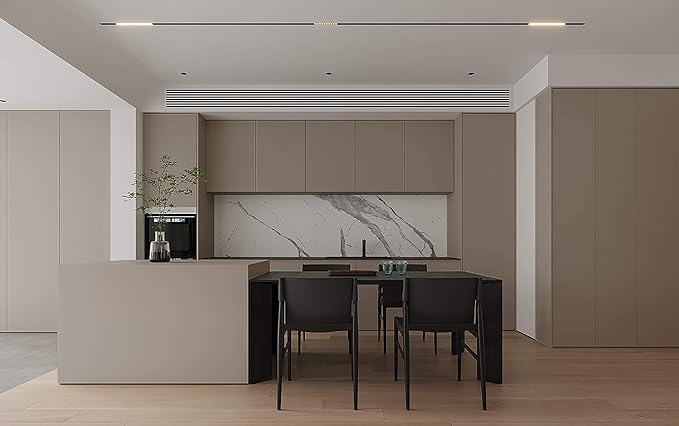 Dimoon 236''x17.7'' Etoupe Peel and Stick Wallpaper Contact Paper Modern Self Adhesive Wall Paper Removable Renter Friendly Textured Solid Color Shelf Cabinet Vinyl Roll (236''x17.7'',Etoupe)-VerdiqueGarden