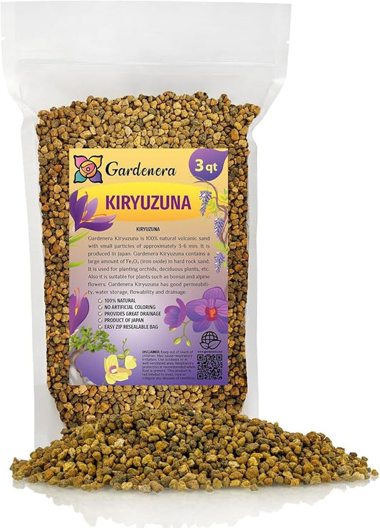Premium Kiryuzuna - Essential Bonsai Care Solution for Soil Health and Structure - 3 Quarts-VerdiqueGarden