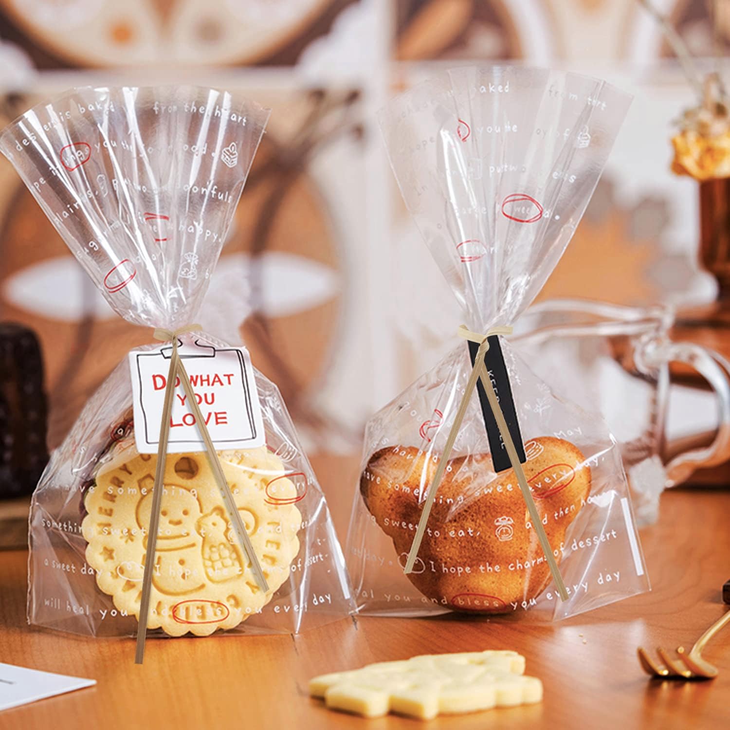 1000 Pcs Twist Ties, Kraft Paper Twist Ties Plant Ties Reusable Bread Ties for Party Cello Candy Coffee Treat Bags Cake Pops (13.8'')-VerdiqueGarden